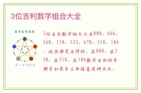 吉祥数字组合|5位吉利数字组合大全